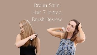 Beauticate Braun Satin Hair 7 Iontec Brush Review [upl. by Deirdre]