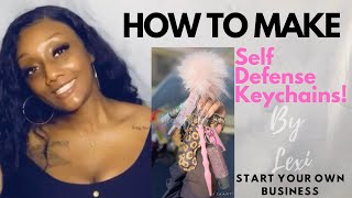 How to Make Self Defense Keychains with Lexi [upl. by Segalman]