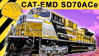 BIGGEST CAT Locomotive SD70ACe Inside amp Walkaround  Caterpillar at MinExpo [upl. by Liponis832]