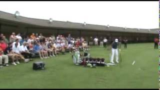 Long Drive Champ Jamie Sadlowski Test Golf Drivers at Carls Golfland Part 1 [upl. by Eelatsyrc]