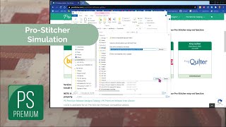 ProStitcher Simulation [upl. by Lezti]