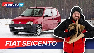 Fiat Seicento  Karton na kółkach  Test OTOMOTO TV [upl. by Aroc]