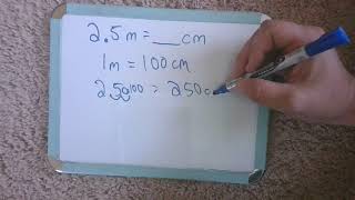 Convert Metric Units with decimals [upl. by Acimot876]