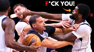 Jusuf Nurkic’s Shocking Slap on Naji Marshall SunsMavs Brawl Ignites Court Chaos [upl. by Osicnarf]