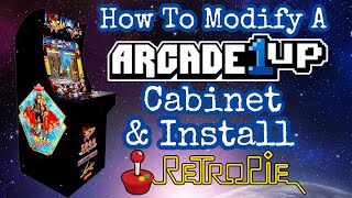 How To Modify A Arcade1up Arcade Cabinet amp Install RetroPie w Raspberry Pi 4 RetroPie Guy Tutorial [upl. by Constant37]