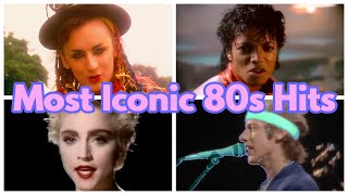 The 100 most iconic songs of the 80s New Version [upl. by Evatsug74]