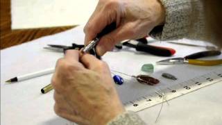 EASY BASIC WIREWRAPPING TUTORIAL OF A UNDRILLED STONE OR OTHER FOUND OBJECT [upl. by Maddalena]