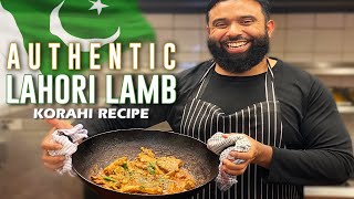 HOW TO COOK AN AUTHENTIC LAMB KORAHI  LAHORI STYLE  COOKED WITH LAMB CHOPS [upl. by Doralynn551]