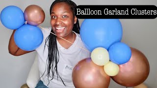 How I make Balloon Garland Clusters  Fillers  Tutorial [upl. by Napas111]