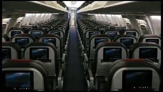 CABIN TOUR Brand New American Airlines Boeing 737800 with Boeing Space Interior [upl. by Marquardt]