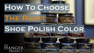 How To Choose The Right Color Shoe Polish  Kirby Allison [upl. by Tnahsarp234]