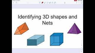 Identifying 3D shapes and nets [upl. by Otsuj57]