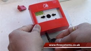 Resetting a Fire Alarm Manual Call Point [upl. by Atsirhc]