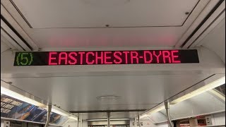 IRT Subway R142 5 Express Train Ride from EastchesterDyre Ave to Flatbush AvenueBklyn College [upl. by Etteniuqna]