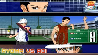 Prince of Tennis Smash Hit 2 Ryoma Echizen vs Aoi Kentaro [upl. by Notluf]