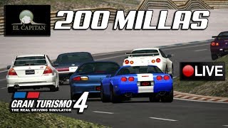 🔴 LAS 200 MILLAS DE EL CAPITÁN  Gran Turismo 4  PS2 PCSX2 [upl. by Eet]