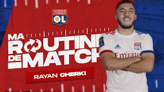 La routine de match de Rayan Cherki  Olympique Lyonnais [upl. by Zahc]