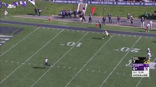 Hunter Niswander 80YD Punt vs Iowa [upl. by Nosaes]