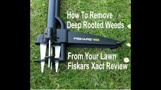 Fiskars Xact Weed Puller Review [upl. by Leerzej]