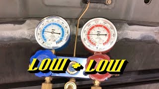 Poor Automotive AC Cooling Do You Have a Low Refrigerant Charge Level [upl. by Yenmor]