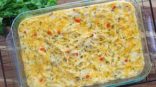 Chicken Tetrazzini  Chicken Tetrazzini recipe  Chicken Spaghetti chickenspaghettirecipe [upl. by Zulch]