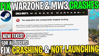 How to Fix Warzone 3 Crashing amp Not Launching  Easy FIX   ✅NEW UPDATED Solutions [upl. by Casandra]