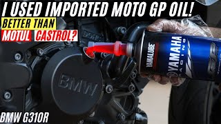 YAMALUBE RS4GP REVIEW BETTER THAN MOTUL amp CASTROL ENGINE OIL BMW G310R MILEAGE TEST SYNTHETIC OIL [upl. by Llien]