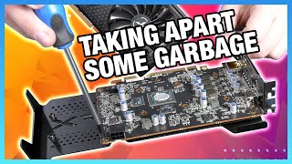 Tearing Down Trash AMD XFX RX 6500 XT Disassembly [upl. by Navnod]