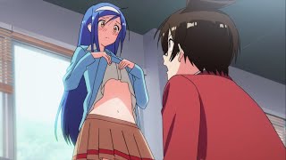 Fumino Furuhashi Tummy Scene  Bokutachi wa Benkyou ga Dekinai [upl. by Abih]