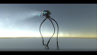 War Of The Worlds Game  Realistic Tripod Walk Animation Work in Progress [upl. by Woody]