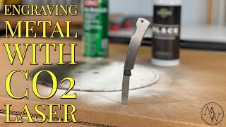 Engraving Metal With A CO2 Laser [upl. by Airemat]