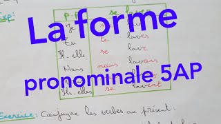 لغة فرنسية La forme pronominale درستطبيق بالحل و الشرح [upl. by Ofella]