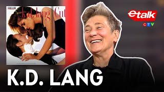 kd lang reflects on her Cindy Crawford Vanity Fair cover 30 years later  Etalk Interview [upl. by Curnin33]