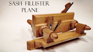 021 Sash fillister plane  building process Woodworking [upl. by Aicella]