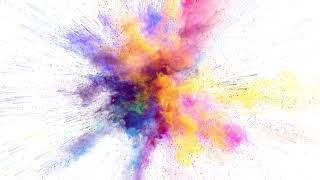 4K Color Explosion on WHITE Background [upl. by Ecilegna]