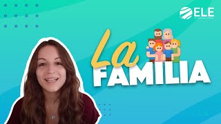 La FAMILIA en ESPAÑOL 👨‍👩‍👦 actividad para APRENDER vocabulario español [upl. by Adialeda59]