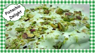 Pistachio Delight Dessert Recipe  St Patricks Day Pistachio Nut Fluff [upl. by Sema530]