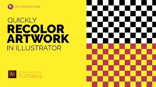 Recolor Artwork in Illustrator for Black and White Colors [upl. by Meave]