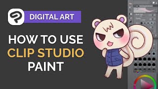 How to Use CLIP STUDIO PAINT  Digital Art Tutorial for BEGINNERS step by step [upl. by Artemisia]