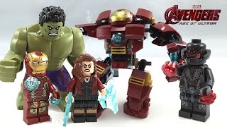 LEGO Avengers Age of Ultron Hulk Buster set review 76031 [upl. by Atteuqcaj]