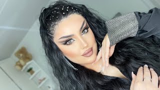 Crystal ponytail makeup look By Nojeen Makeup 🐎✨😍 [upl. by Senaj798]