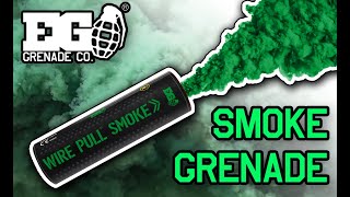 WP40 Green Smoke Grenade  Smoke Bomb  Smoke Effect [upl. by Weasner]