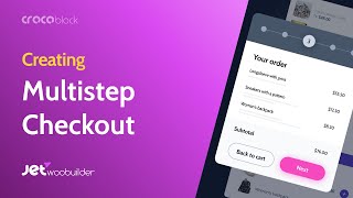 How to create Multistep Checkout for WooCommerce  JetWooBuilder [upl. by Haridan]