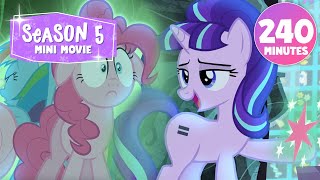 SEASON 5 MINI MOVIE 😱💖 4 HOURS  My Little Pony Friendship is Magic  Mega Compilation 🎥 [upl. by Hcnarb]