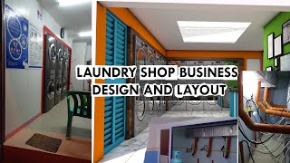 Laundry Shop Business Design and Layout [upl. by Odella]