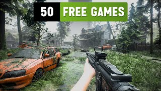 Exploring 50 BEST Free Steam Games [upl. by Eboh519]