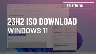 Windows 11 23H2 ISO file download 3 Methods [upl. by Ornas]