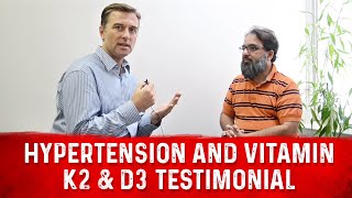 Hypertension Vitamin K2 and Vitamin D3 Testimonial  Dr Berg [upl. by Ahsitaf]