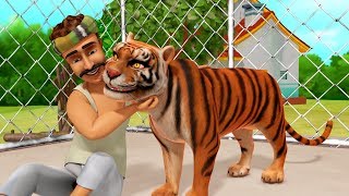 நன்றி மறவாத புலி  Tamil Stories for Kids  Infobells [upl. by Jacobba]