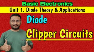 Clipper Circuits  Diode  Diode theory amp applications Basics Electronics [upl. by Moreta924]